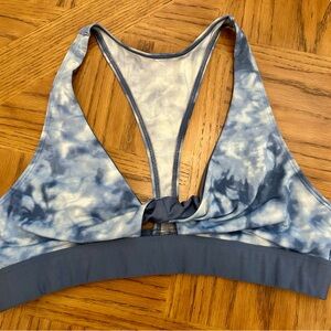 Pink Victoria’s Secret women’s ultimate tie-dye twist sports bra size large